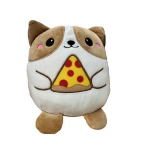 Peluche TNT Tutti gatinho com pizza para presente infantil