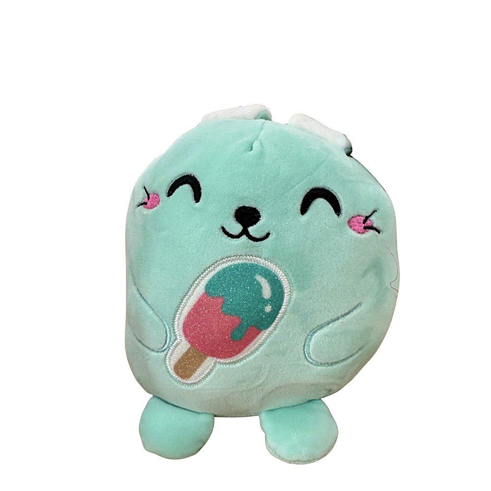 Peluche TNT verde água com gelado para presente infantil